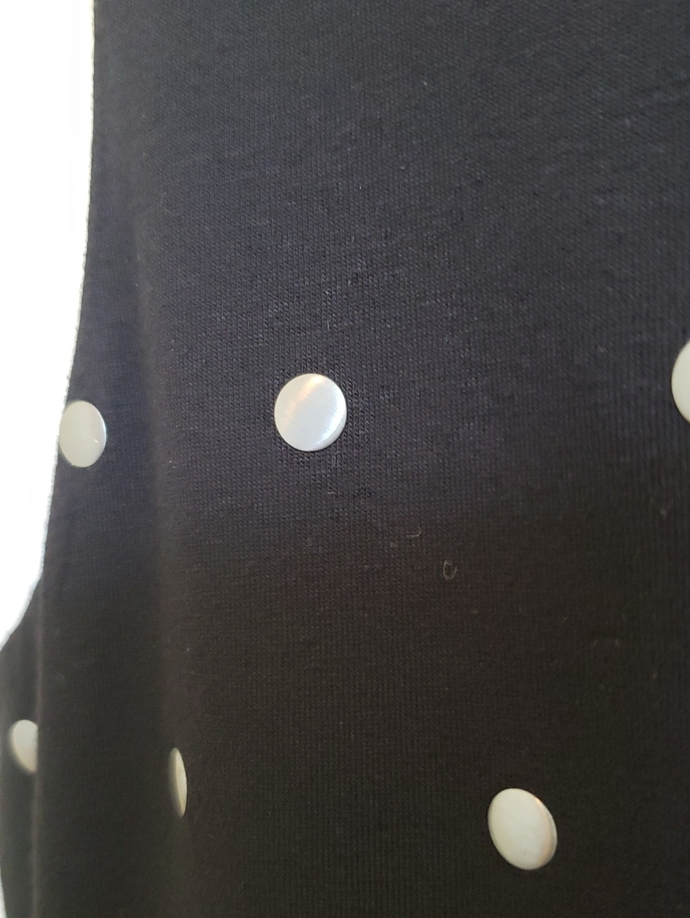 Kenneth Cole Capped Sleeve Silver Studded New York Sheath Dress - Picture 11 of 12